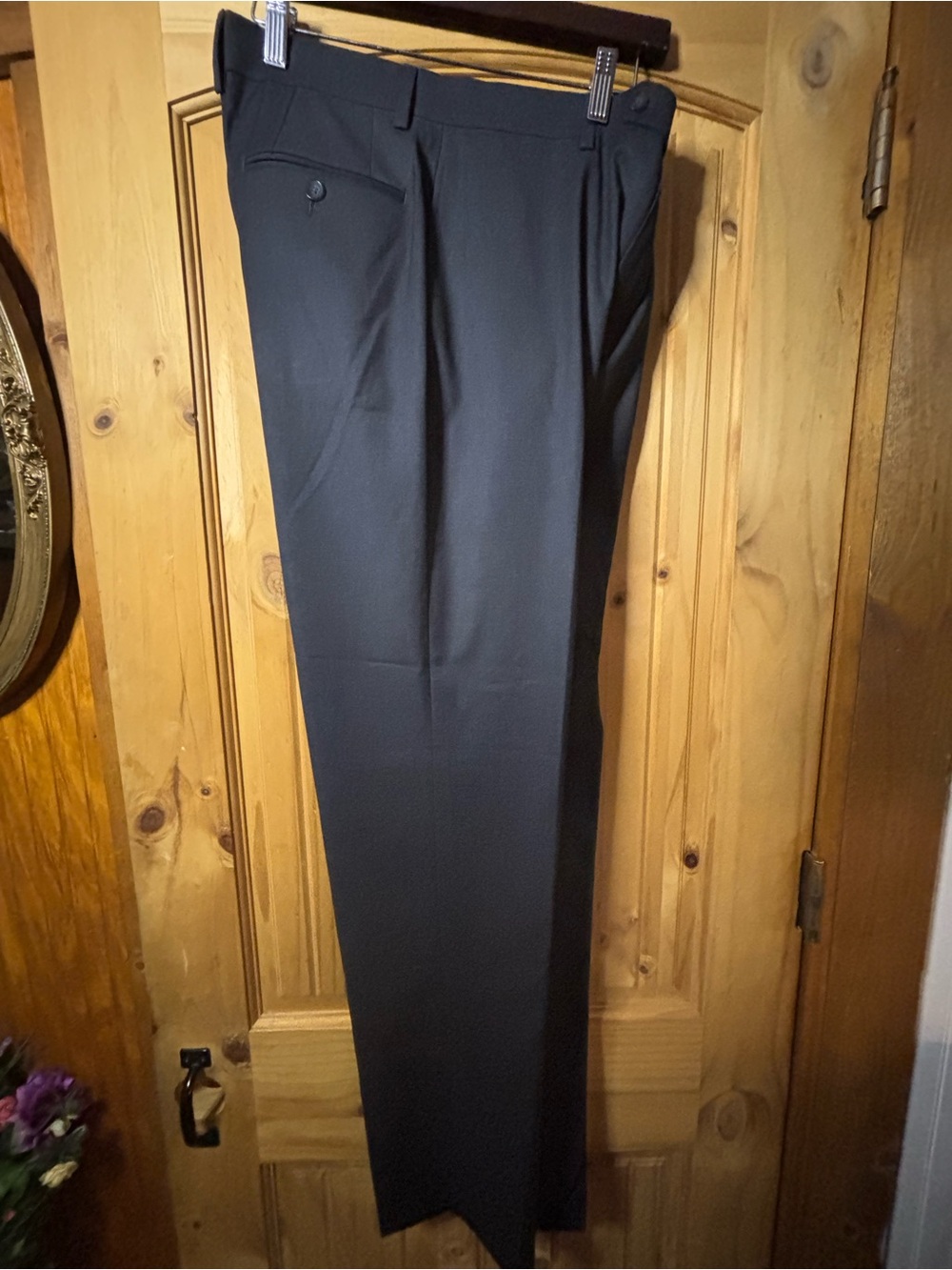 Izod Men's Black Dress Pants